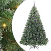 vidaXL Gervi j&oacute;latr&eacute; me&eth; 300 LED me&eth; standi Gr&aelig;nn 240 cm PE og PVC
