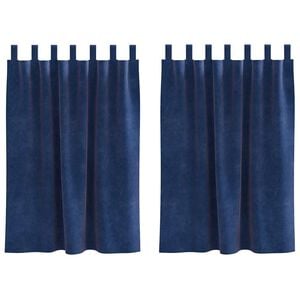 vidaXL Myrkratj&ouml;ld 2 pcs D&ouml;kkbl&aacute;r 140 x 140 cm Flauel