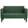 vidaXL Loveseat S&oacute;fi D&ouml;kk Gr&aelig;nn 109 cm corduroy efni