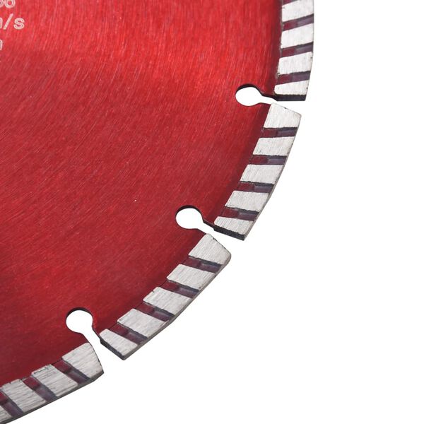 vidaXL Demants Skurðarskífa með Túrbó Stál 300 mm