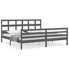 vidaXL R&uacute;mgrind &aacute;n D&yacute;nu Gr&aacute;tt 200x200 cm Gegnheil Vi&eth;ur
