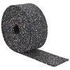 vidaXL G&uacute;mm&iacute;granuletu rullur Svart 500 x 12 x 0,6 cm G&uacute;mm&iacute;