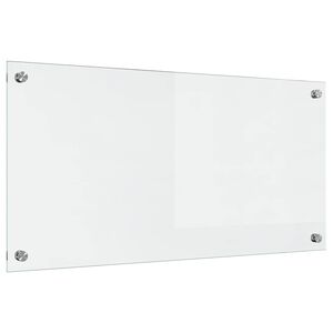 vidaXL Eldhús Backsplash Gegnsætt 80 x 40 cm hertuð gler