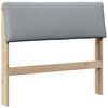 vidaXL B&oacute;lstru&eth; r&uacute;mgafl Lj&oacute;sgr&aacute;r 100 cm Solid furuhikk