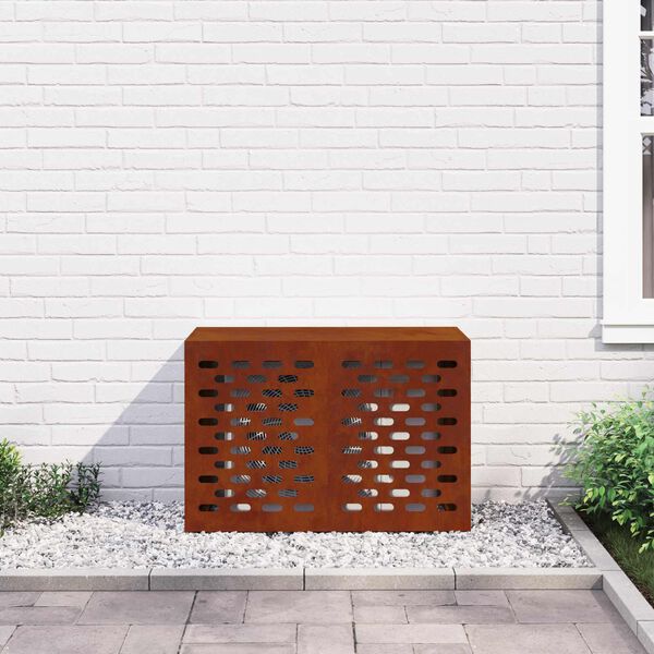 vidaXL Loftk&aelig;liv&ouml;r&eth;ur Rusty 90 x 40 x 60 cm Ve&eth;ra&eth; st&aacute;l