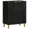vidaXL Skenkur Svartur 60x33x75 cm Samsettur Vi&eth;ur