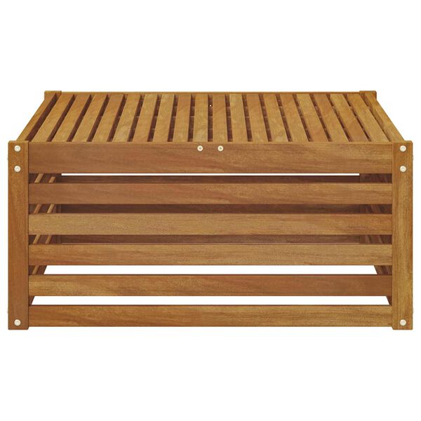 vidaXL &Uacute;tiv&ouml;ru enda s&oacute;fi N&aacute;tt&uacute;rulegur 115 x 83 x 73 cm Hrein akas&iacute;utr&eacute;