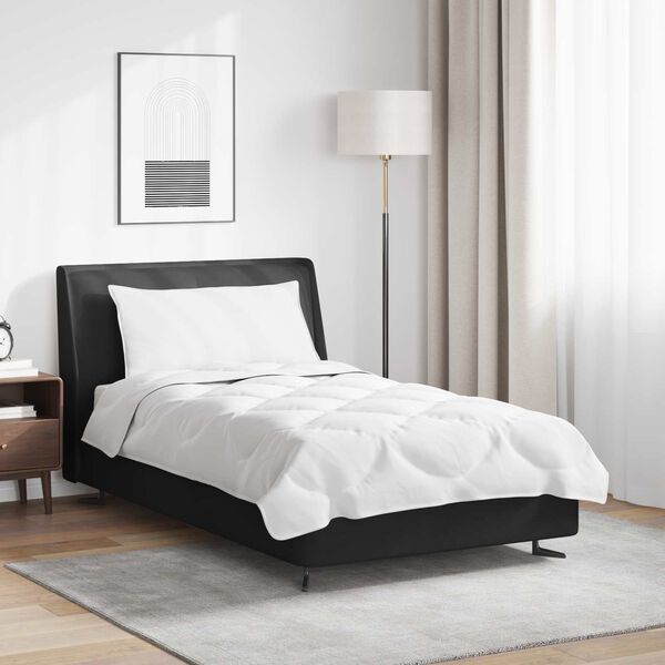 vidaXL R&uacute;mfatasett me&eth; kodda 2 pcs Hv&iacute;tt Microfleece