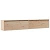vidaXL Veggsk&aacute;par 2 stk. 100x30x35 cm Gegnheil Fura