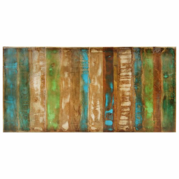 vidaXL Borðstofuborð 180x90x76 cm Gegnheill Endurunninn Viður