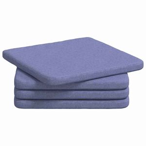vidaXL Setjp&uacute;&eth;ar 4 pcs Jeansbl&aacute;r 40 x 40 x 3 cm d&uacute;kur