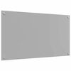 vidaXL Eldh&uacute;s Backsplash 2 pcs Lj&oacute;sgr&aacute;r 90 x 50 cm hertu&eth; gler