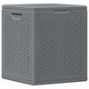vidaXL Gar&eth;geymslukassi Gr&aacute;r PP Rattan 90 L