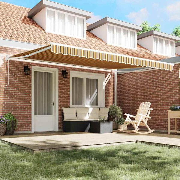 vidaXL H&aelig;gt a&eth; draga saman skyggni Marglitur 450 &times; 300 cm