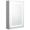vidaXL LED Speglask&aacute;pur &aacute; Ba&eth;herbergi&eth; Steypugr&aacute;r 50x13x70 cm