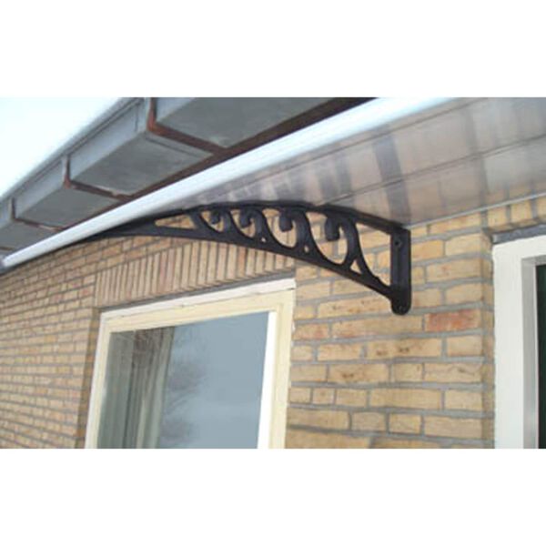 vidaXL S&oacute;lskermur Silfur Plast