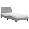 vidaXL R&uacute;m me&eth; D&yacute;nu Hanko Lj&oacute;sgr&aacute;r 90x190 cm Text&iacute;lefni