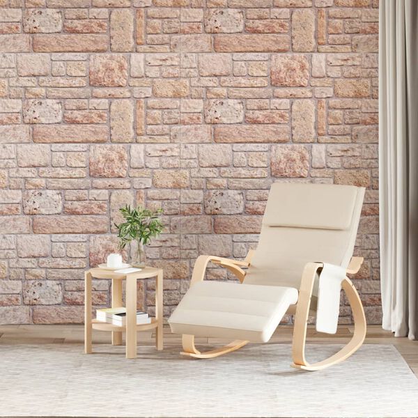 vidaXL 3D Vegg&thorn;il 10 stk. Br&uacute;nt 100x50 cm EPS