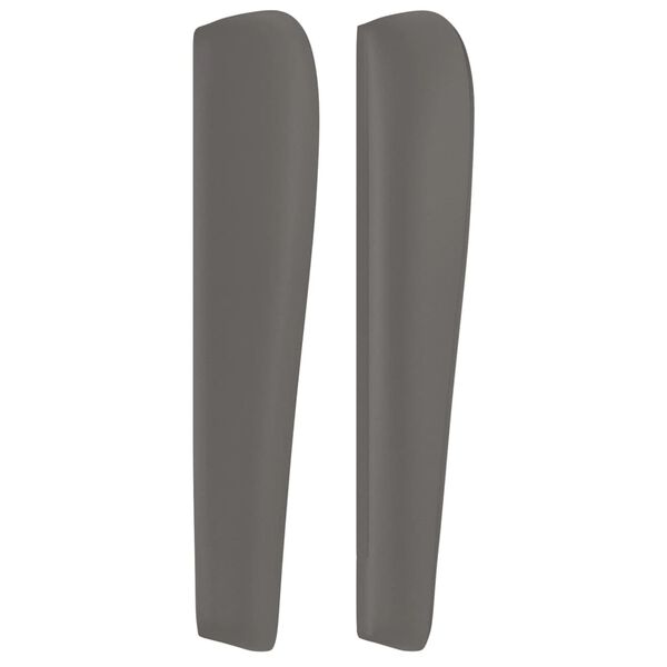 vidaXL H&ouml;f&eth;agafl me&eth; Eyrum 163x23x118/128 cm Gr&aacute;tt Gervile&eth;ur