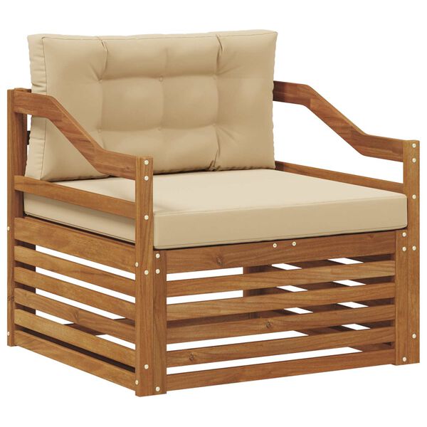 vidaXL &Uacute;ti s&oacute;fasett Hrein akas&iacute;utr&eacute; N&aacute;tt&uacute;rulegur