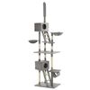vidaXL Kattatr&eacute; me&eth; S&iacute;salkl&oacute;rustaurum 230-260 cm Gr&aacute;tt