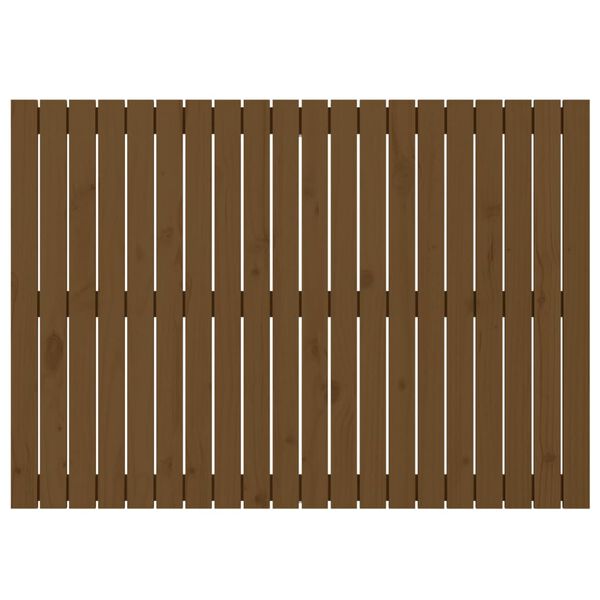 vidaXL H&ouml;f&eth;agafl Lj&oacute;sbr&uacute;nn 127,5x3x90 cm Gegnheil Fura