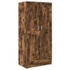 vidaXL Fatask&aacute;pur Reykt&oacute;na Eikarlitur 82,5x51,5x180 cm Samsettur Vi&eth;ur
