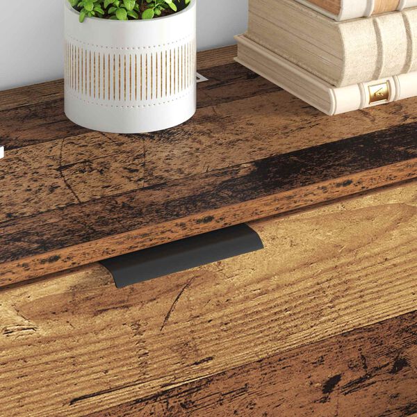 vidaXL Vi&eth;beinteyfla me&eth; sk&uacute;ffu 3 pcs Gamall vi&eth;ur Samsettur vi&eth;ur