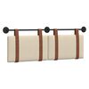 vidaXL Hengisk&aacute;li Vegghengt Einlita Rj&oacute;malitur 130 x 55 x 5 cm Forn PU