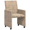 vidaXL Matsalur st&oacute;lar me&eth; hj&oacute;lum 2 pcs Lj&oacute;sgr&aacute;tt 57 x 66 x 94 cm