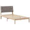 vidaXL R&uacute;mf&oacute;tur me&eth; kl&aelig;&eth;&eth;um h&ouml;f&eth;agafli Br&uacute;nn 100 x 200 cm