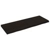vidaXL Bor&eth;plata D&ouml;kkbr&uacute;n 140x50x(2-6) cm Me&eth;h&ouml;ndlu&eth; Gegnheil Eik