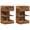 vidaXL n&aacute;ttbor&eth;ssk&aacute;par 2 stk Old Wood 40x35x65 cm Engineered Wood