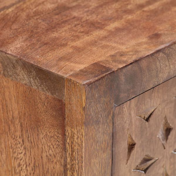 vidaXL Skenkur 60x30x75 cm Gegnheill Mangóviður