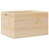 vidaXL tr&eacute;kassi me&eth; handf&ouml;ngum 40x30x23 cm Solid Wood Furu