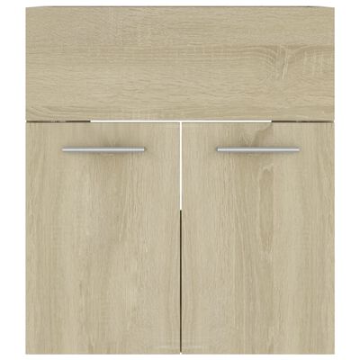 804641 vidaXL Sink Cabinet Sonoma Oak 41x38,5x46 cm Chipboard