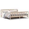vidaXL R&uacute;mgrind &aacute;n D&yacute;nu 180x200 cm Gegnheil Fura