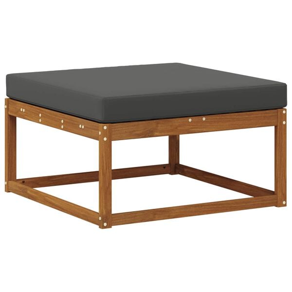 vidaXL &Uacute;ti s&oacute;fasett me&eth; p&uacute;&eth;i 8 pcs N&aacute;tt&uacute;rulegt og Antrac&iacute;t