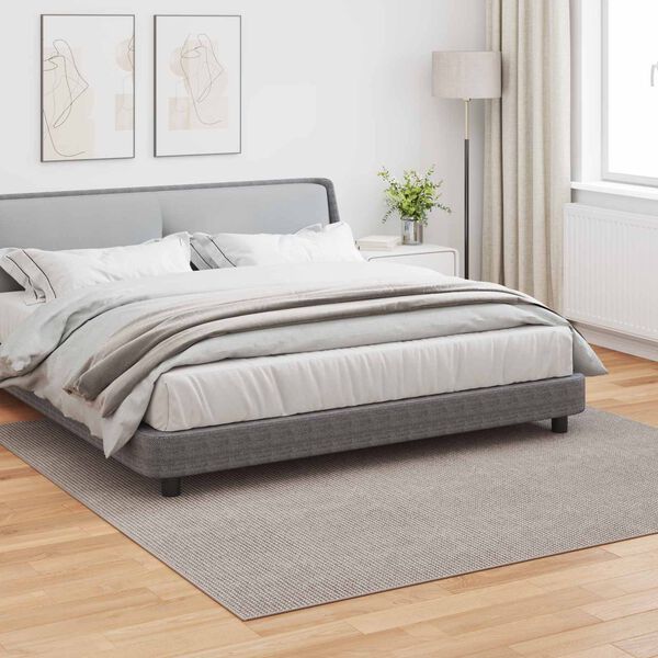 vidaXL Sv&aelig;&eth;isteppi HUARTE Krem og Taupe 240 x 240 cm P&oacute;l&yacute;ester
