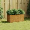 vidaXL Gróðurker 80x40x40 cm Corten Stál