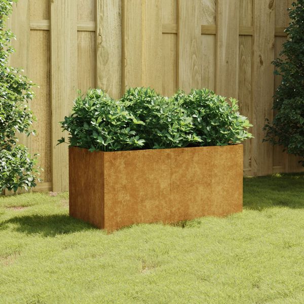 vidaXL Gróðurker 80x40x40 cm Corten Stál
