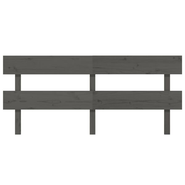 vidaXL H&ouml;f&eth;agafl Gr&aacute;r 204x3x81 cm Gegnheil Fura