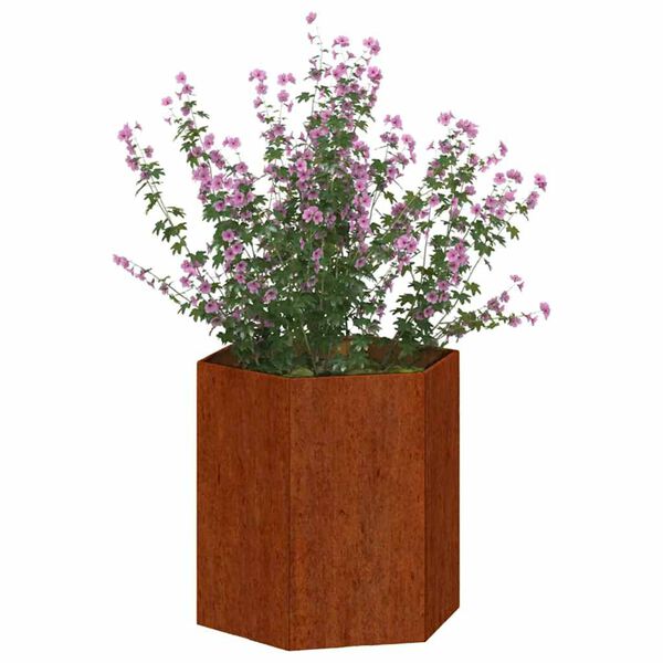 vidaXL Gr&oacute;&eth;ursetningu Rusty 40x40x45 cm Corten St&aacute;l