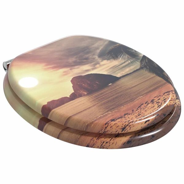 vidaXL WC sete 2 pcs Appels&iacute;nugulur 44 x 38 cm MDF bor&eth;