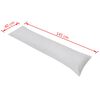 vidaXL Líkamspúði fyrir Svefn á Hlið 40 x 145 cm Grár
