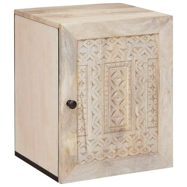 vidaXL Baðherbergisskápur Hvítt 38 x 33 x 48 cm Samsettur viður