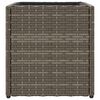 vidaXL Gr&oacute;&eth;urker Gr&aacute;tt 2 stk 36x30x32 cm P&oacute;l&yacute;rattan
