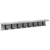 vidaXL Vegghengt fatahengi Vegghengt Gr&aacute;r Sonoma 80 x 10,5 x 10,5 cm
