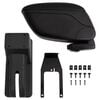 vidaXL B&iacute;laarmp&uacute;&eth;i Svartur 12x29x(32-46) cm ABS