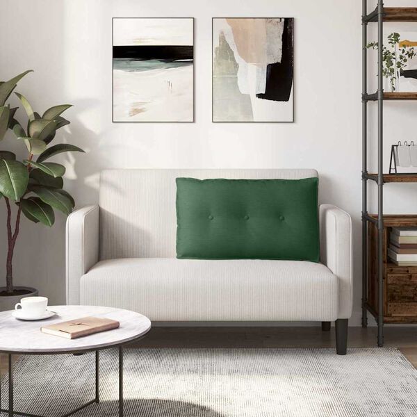 vidaXL Bakp&uacute;&eth;i Dj&uacute;pur gr&aelig;nn 80 x 50 cm Korduroy efni